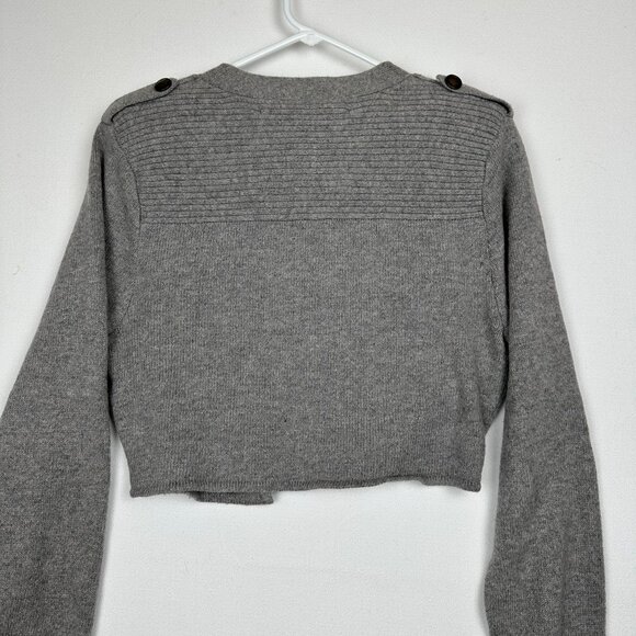 Abercrombie & Fitch Crop Military Cardigan - Picture 3 of 9